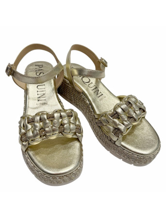 Босоніжки Pasquini 2767/260 biege oro